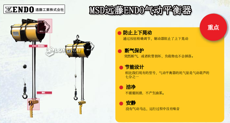 MSD遠(yuǎn)藤ENDO氣動(dòng)平衡器產(chǎn)品介紹