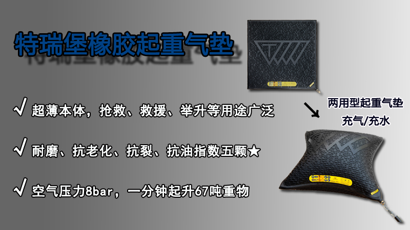 特瑞堡橡膠起重氣墊，特瑞堡起重氣墊介紹