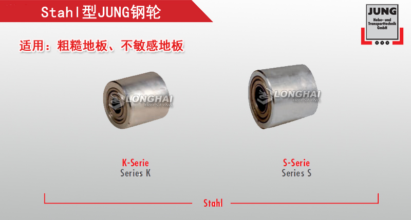 Stahl型JUNG鋼輪